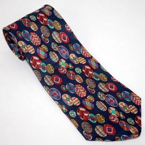 Zareh Silk Neck Tie Vintage Rare